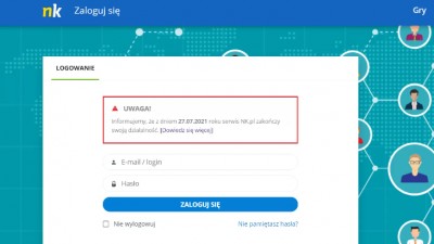 Nasza Klasa kończy działalność. O&nbsp;23:59 serwis zniknie na&nbsp;zawsze