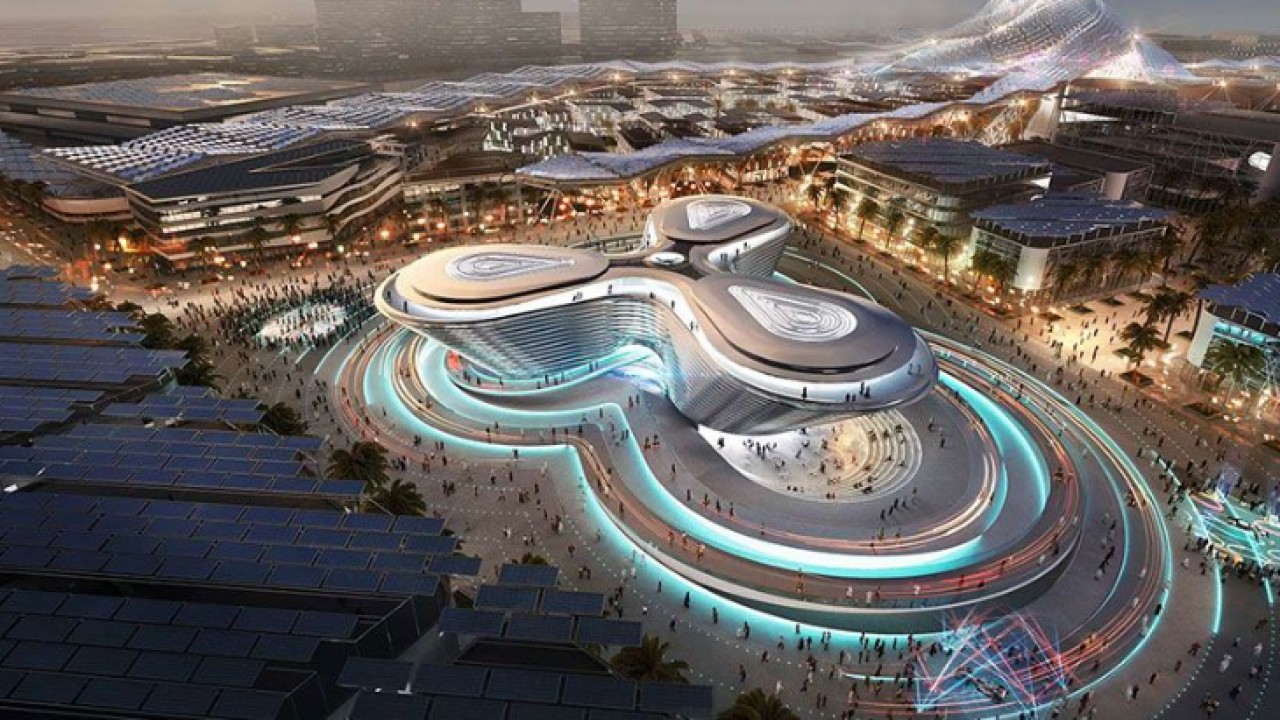 Dubaj tereny wystawowe EXPO 2020 