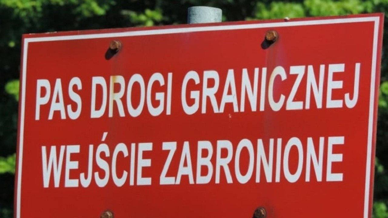 Pas drogi granicznej [fot. Straż Graniczna]