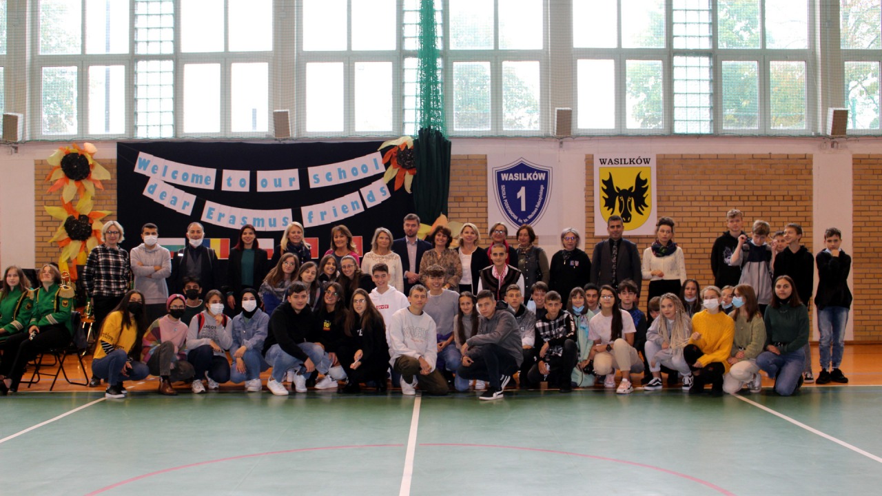 Goście z programu Erasmus w Wasilkowie [fot. UM Wasilków]