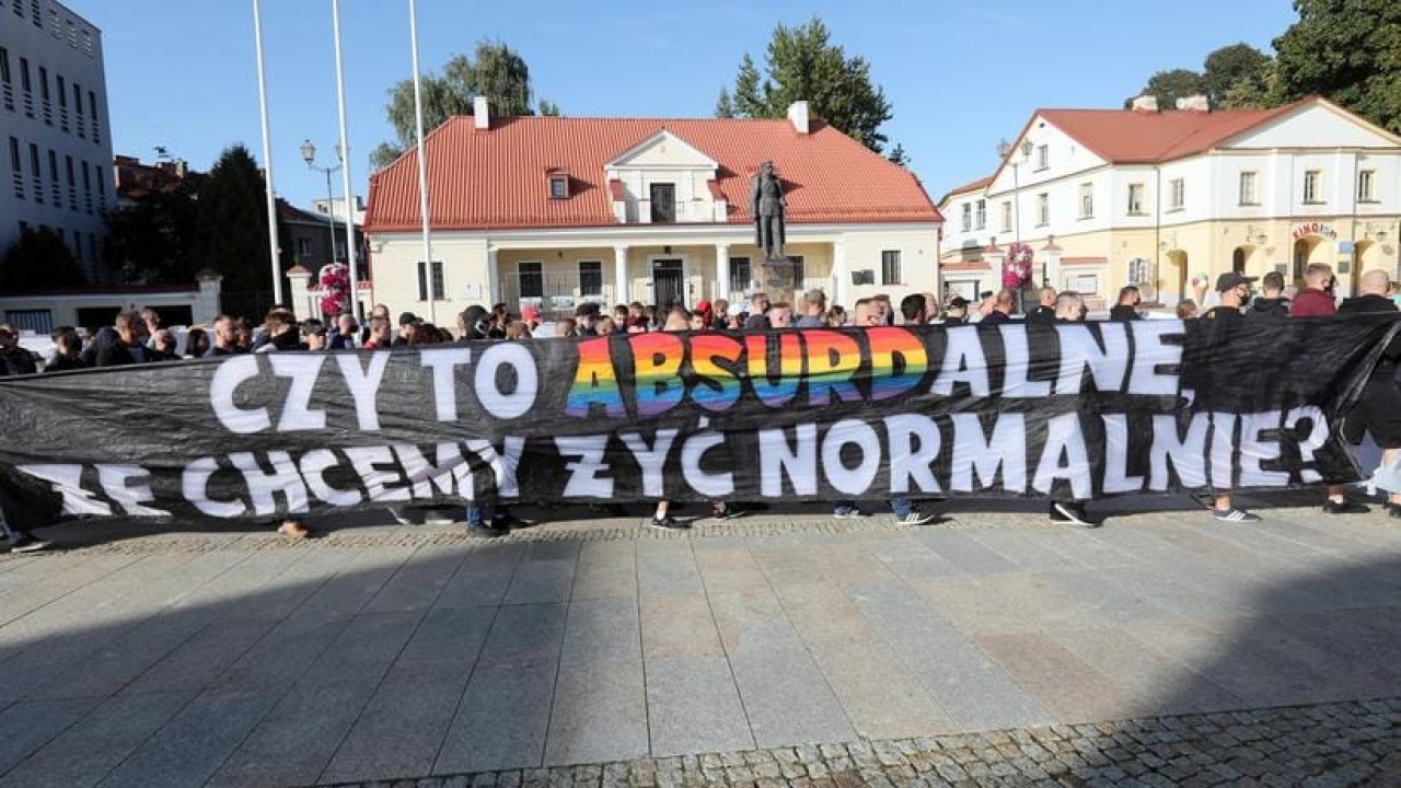 Narodowy Białystok zapowiada kontrmanifestację w dniu Marszu Równości [fot. fb.com/bialystokanb]