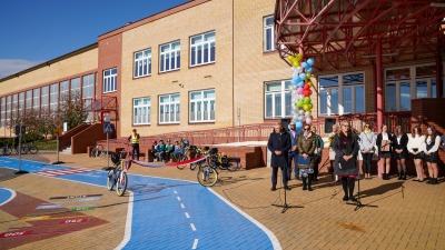 Otwarto miasteczko ruchu drogowego przy Szkole Podstawowej nr 12 w&nbsp;Białymstoku