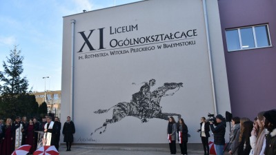 W Białymstoku pojawił się kolejny mural. Tym razem na&nbsp;XI liceum