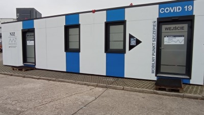 Na kampusie Politechniki Białostockiej działa Mobilny Punkt Szczepień