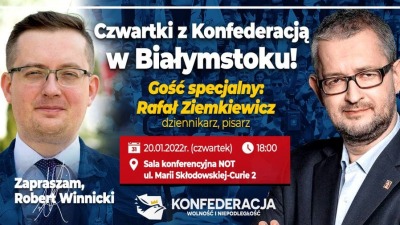 Rafał Ziemkiewicz w&nbsp;Białymstoku