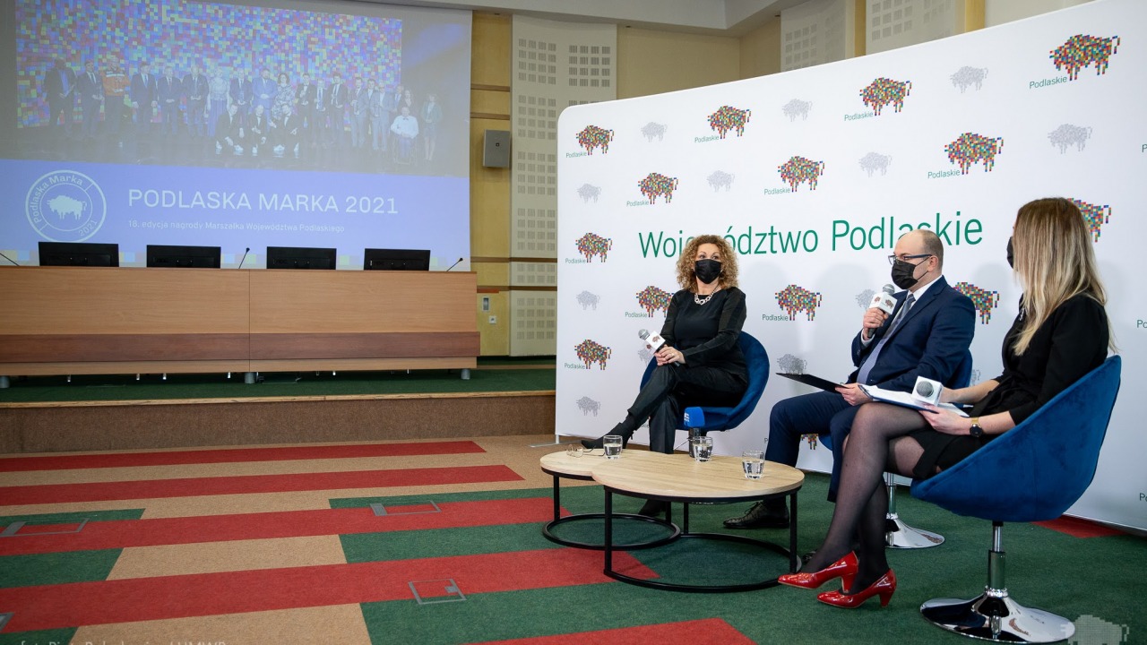 Konferencja prasowa na temat Podlaskiej Marki 2022 [fot. UMWP]
