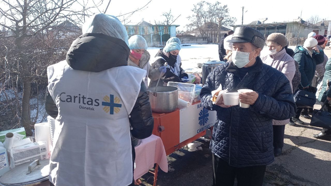 Caritas Ukraina, pomoc organizacji na miejscu [fot. materiały prasowe Caritas]