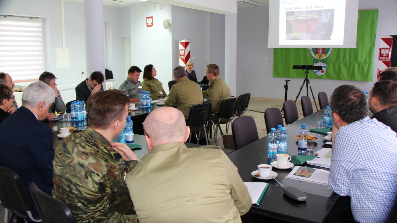 Spotkanie robocze w sprawie rozbudowy przejścia granicznego w Bobrownikach [fot. PUW]