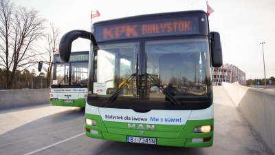 Białostockie autobusy dla Ukrainy