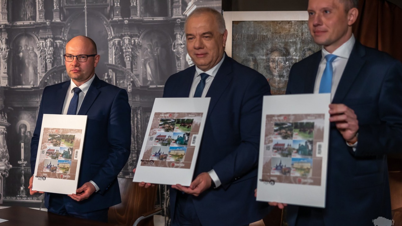 VIDEO. Podlaskie w&nbsp;sześciu znaczkach z&nbsp;promocją w&nbsp;Supraślu