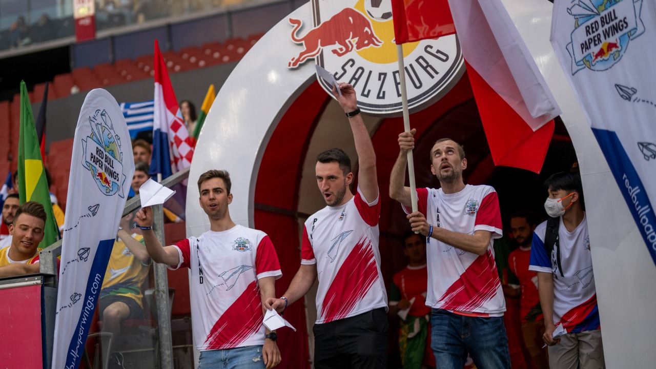 Reprezentacja Polski podczas turnieju Red Bull Paper Wings [fot. organizator]