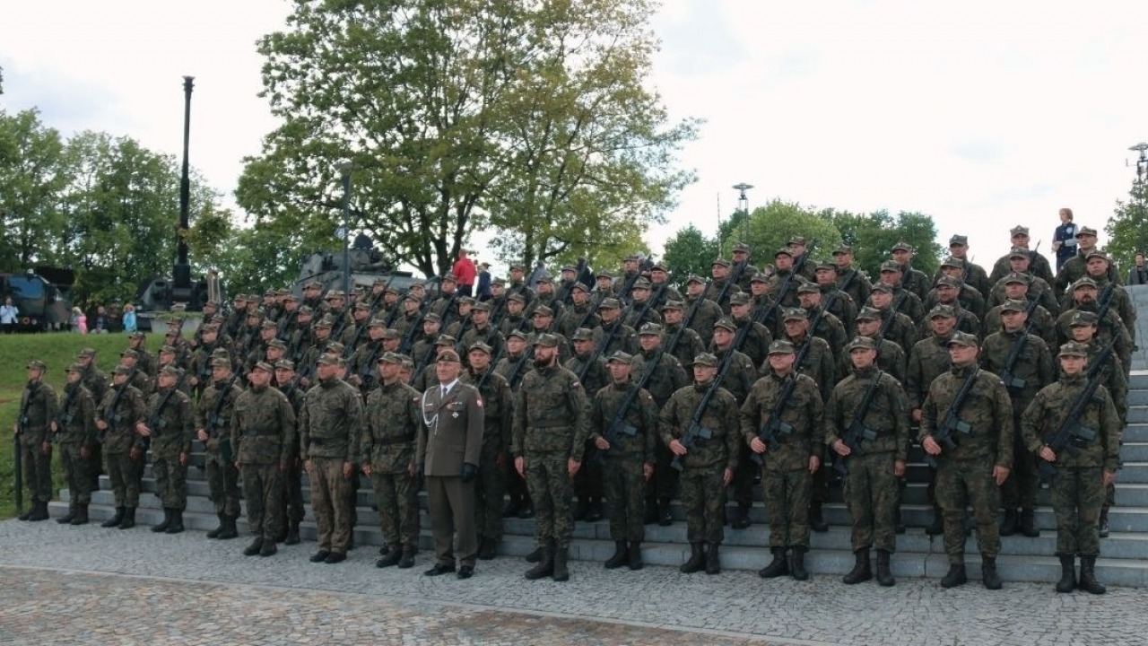 Przysięga wojskowa terytorialsów w Supraślu [fot. WOT]