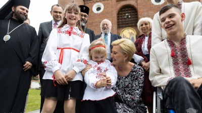 Перша леді серед біженців з України в Супраслі