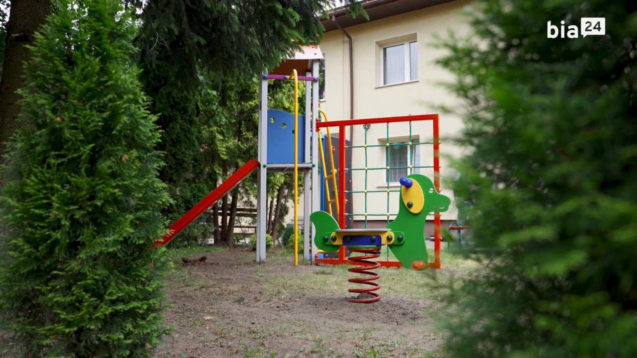 VIDEO. Nowy plac zabaw dla dzieci z&nbsp;Ukrainy