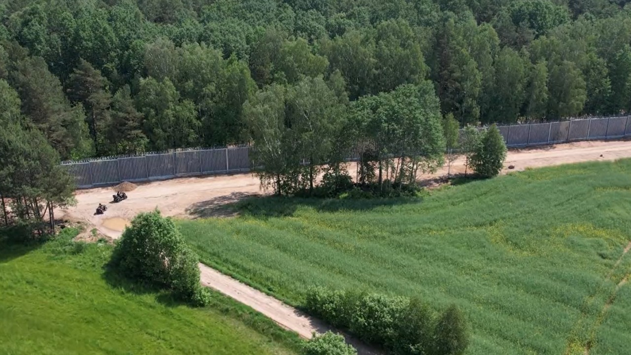 Zapora na granicy polsko-białoruskiej [fot. SG]