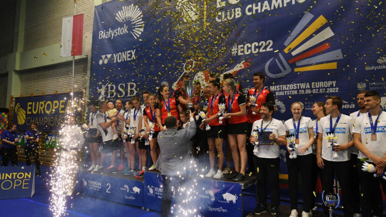 Hubal Białystok klubowym mistrzem Europy [fot. Biuro Prasowe Badmintona]