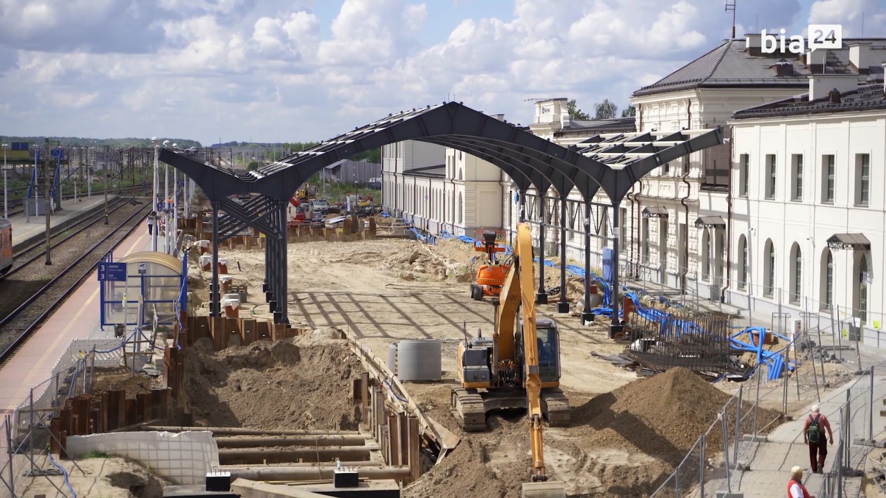 VIDEO. Zmiany na&nbsp;dworcu kolejowym w&nbsp;Białymstoku