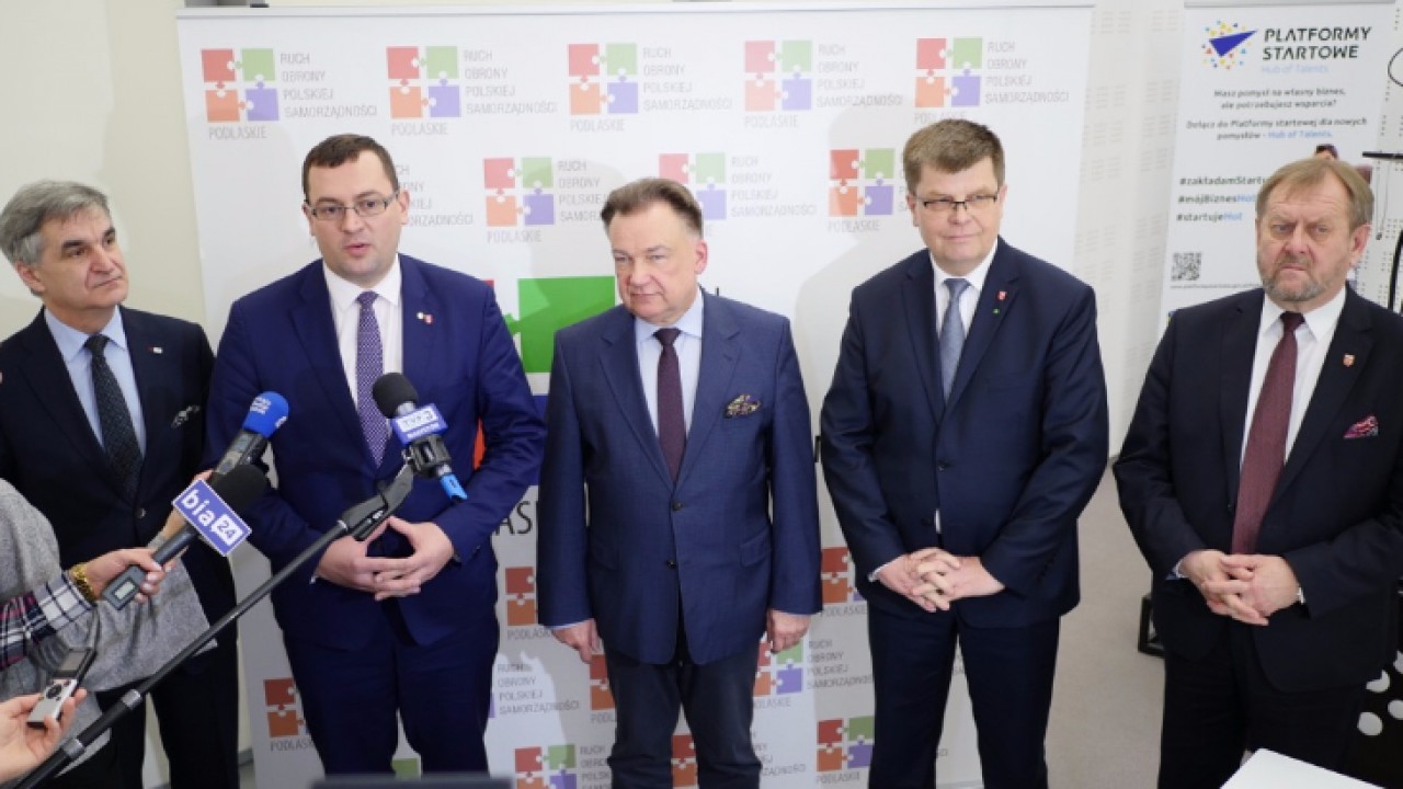 (VIDEO) Samorządowcy powołali w&nbsp;Białymstoku Ruch Obrony Polskiej Samorządności