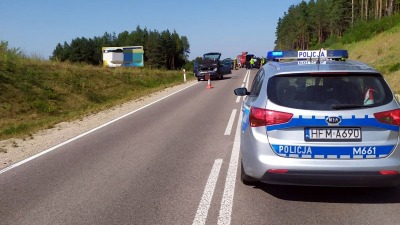 Kierowca nie&nbsp;przeżył na&nbsp;drodze Sokółka – Dąbrowa 