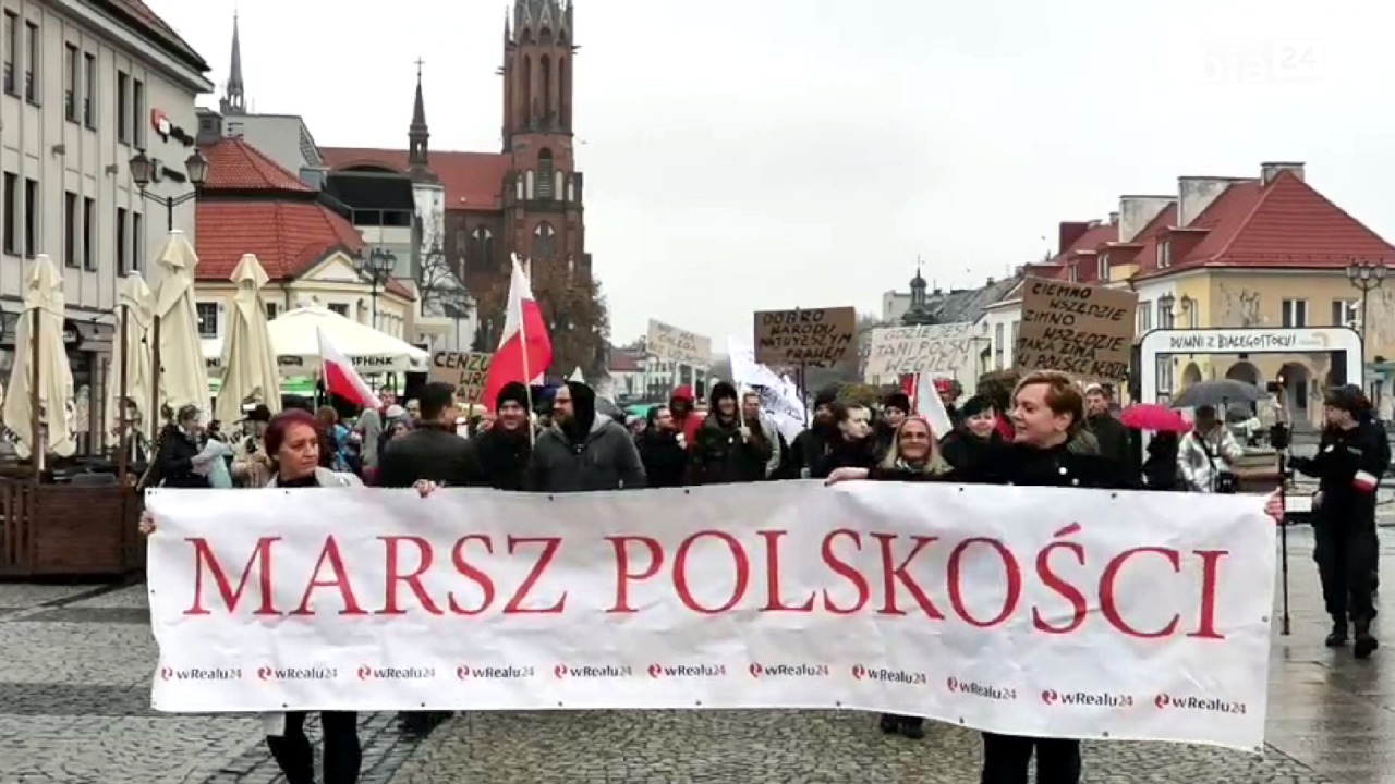 Marsz Polskości w Białymstoku [fot. Bia24]