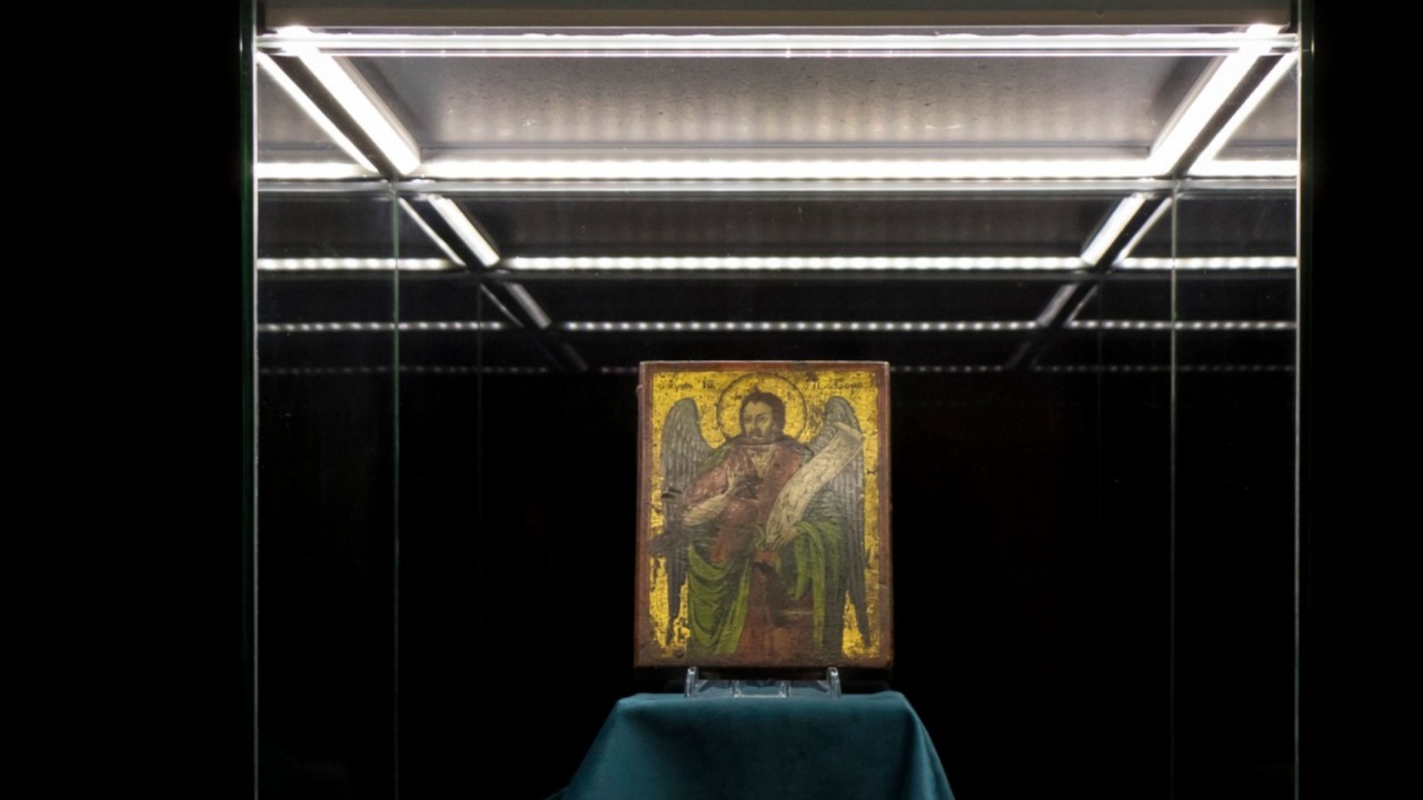 Ikona św. Jana Chrzciciela Anioła Pustyni jest zabytkiem miesiąca [fot. Muzeum Podlaskie]