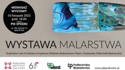 Wystawa malarstwa studentów Architektury Krajobrazu
