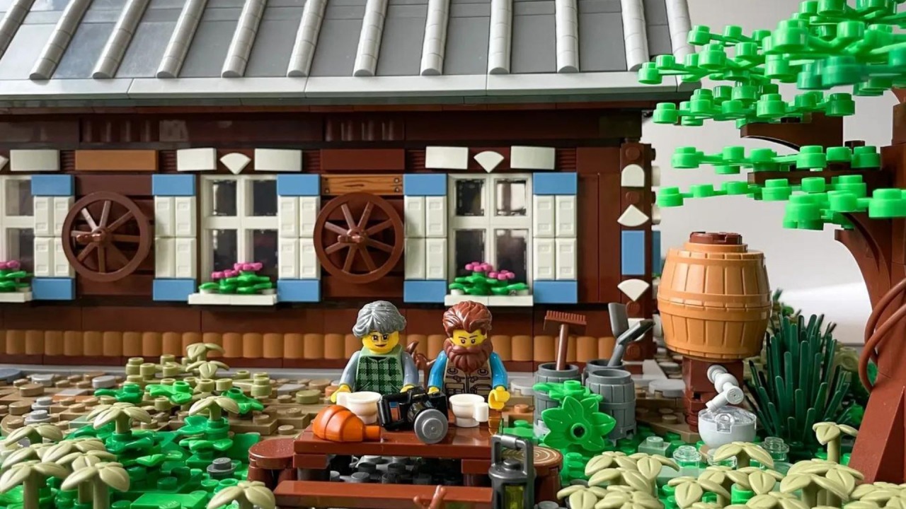 VIDEO. Zbudował podlaską chatę... z&nbsp;klocków LEGO