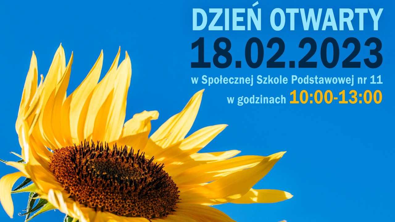 Społeczna Szkoła Podstawowa nr 11 zaprasza 