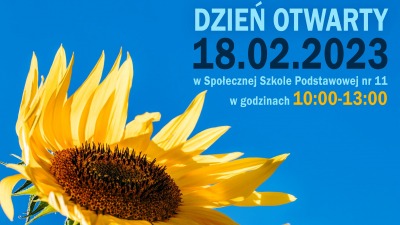 Dzień otwarty w Społecznej Szkole Podstawowej nr 11