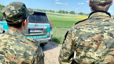 Kamienie w&nbsp;polskich strażników granicznych 
