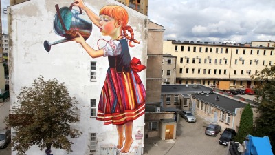 Przejazd rowerowy szlakiem białostockich murali