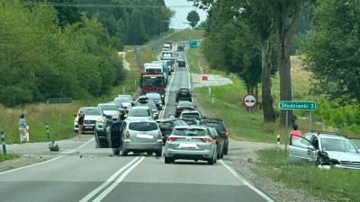 Nie ustąpił pierwszeństwa. Sześć osób trafiło do&nbsp;szpitala
