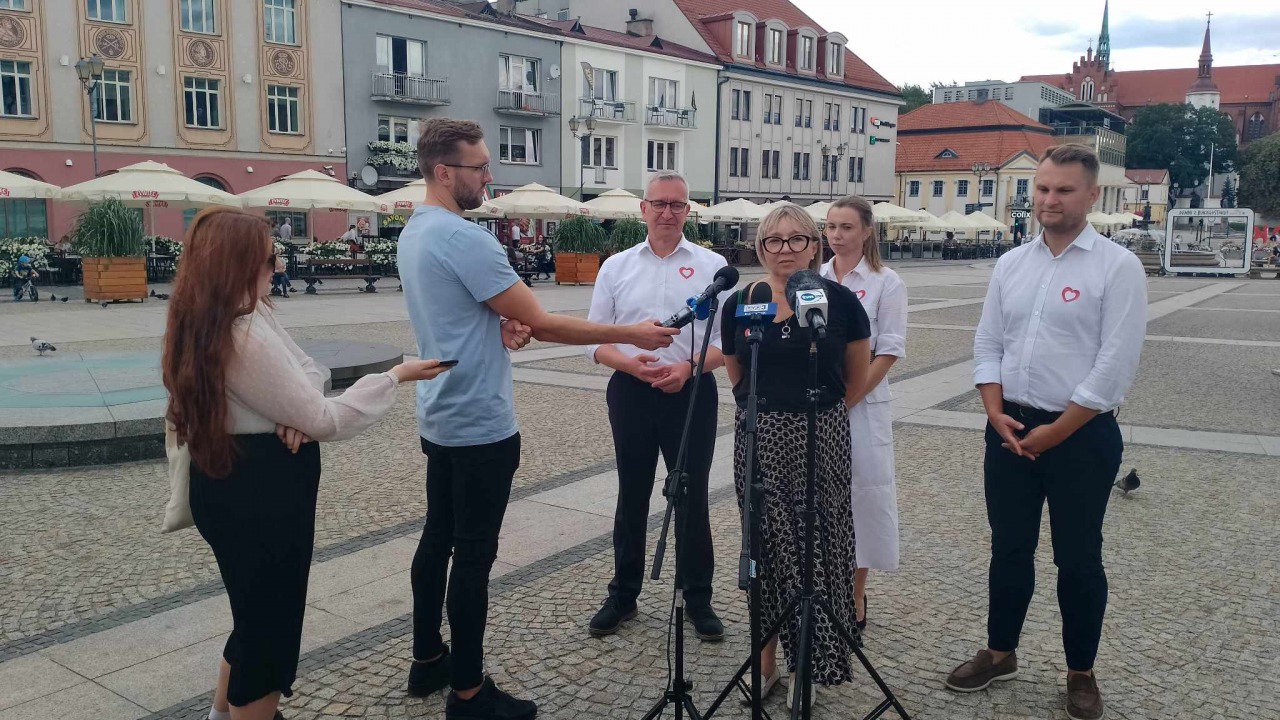 Konferencja prasowa dot. pilotażowego programu in vitro [fot. Bia24]