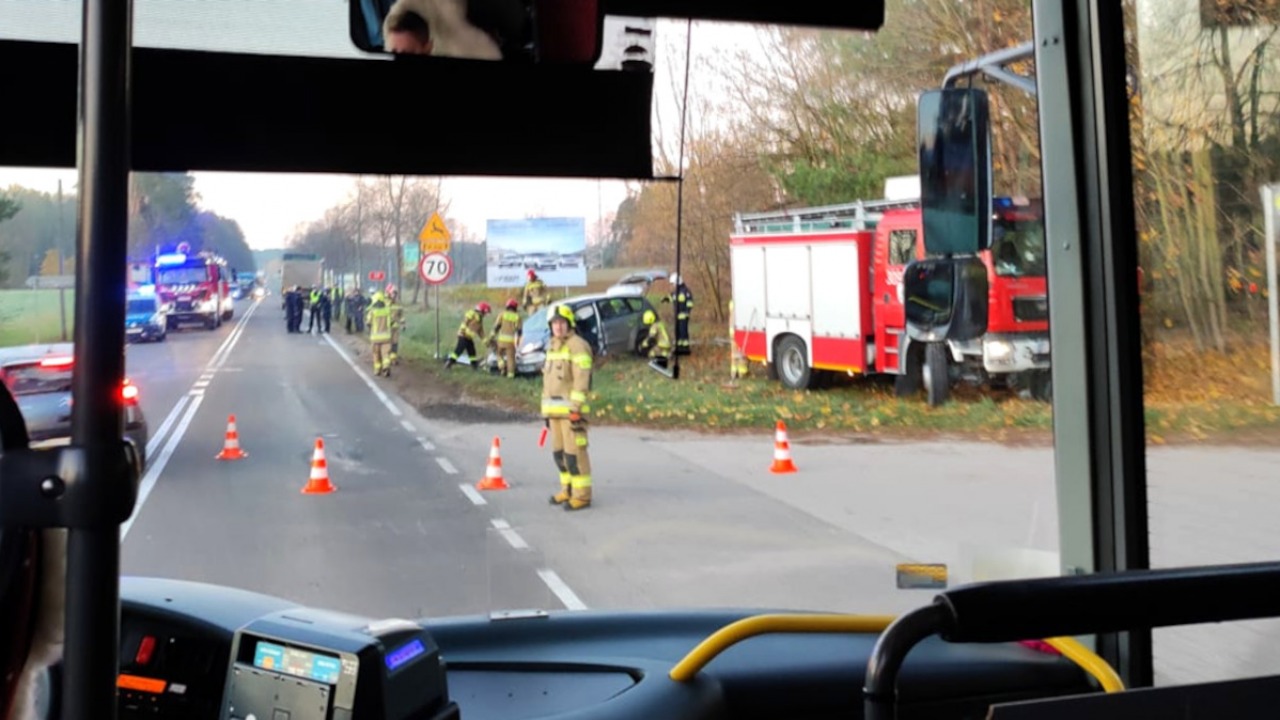 Wypadek w Horodniance [fot. Facebook: Kolizyjne Podlasie]