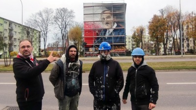 Roman Dmowski na&nbsp;nowym muralu w&nbsp;Białymstoku