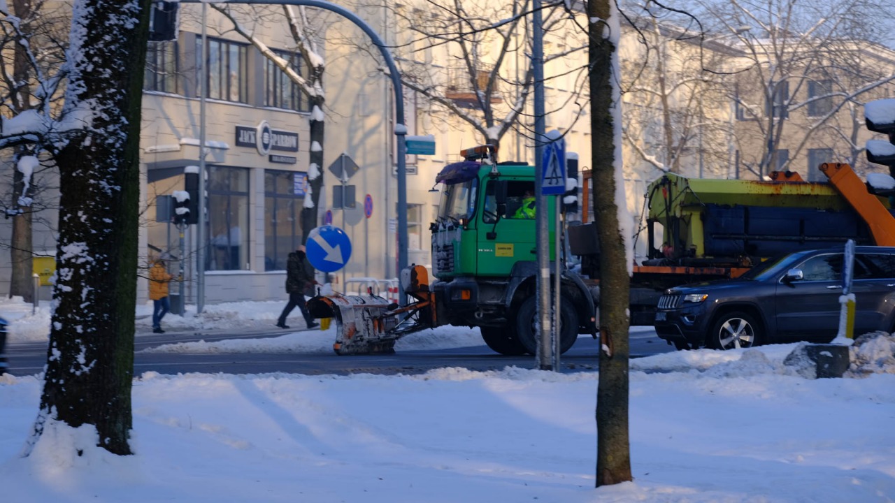 Akcja zimowego utrzymania ulic [fot. UM Białystok]