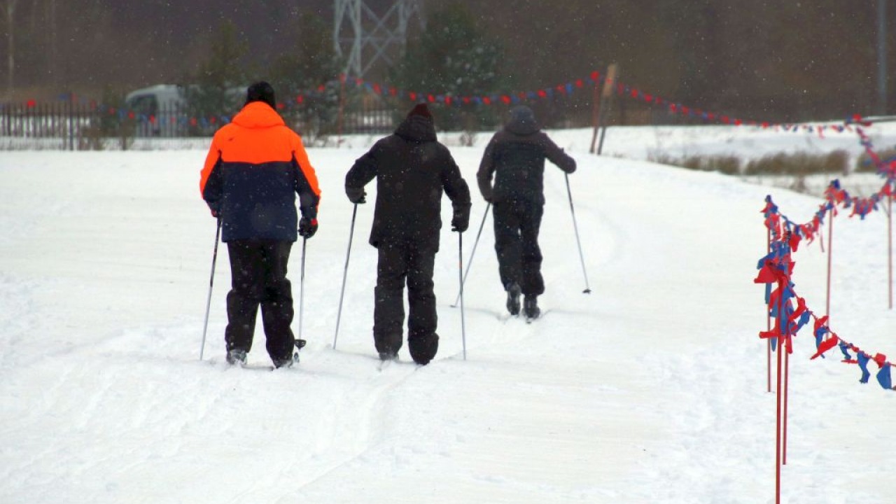 Zimowe bieganie na Dojlidach [fot. BOSiR] 