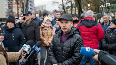 Protest pod białostockim oddziałem TVP