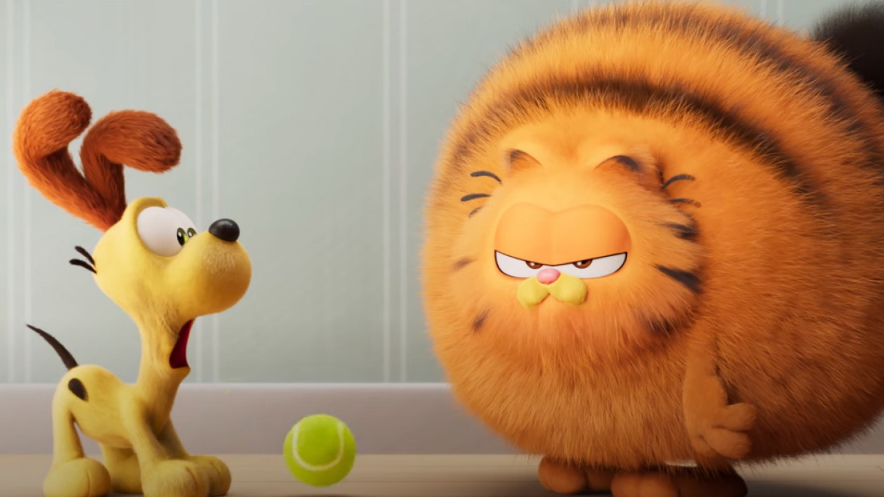 Kadr z filmu: "Garfield"/materiały Helios