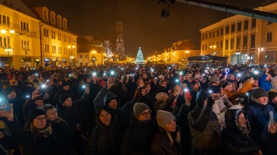 Białostok przywitał 2025 rok