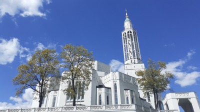 Z wieży kościoła św. Rocha można oglądać panoramę miasta