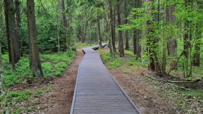 Nowe kładki nad Wigrami