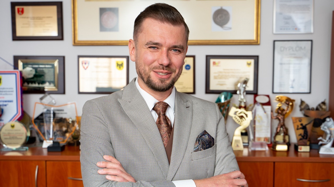 Burmistrz Wasilkowa Adrian Łuckiewicz [fot. Daniel Abramowicz/Bia24]