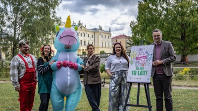 Brokat i&nbsp;jednorożce, czyli Podlaskie Śniadanie Mistrzów w&nbsp;ogrodach Pałacu Branickich