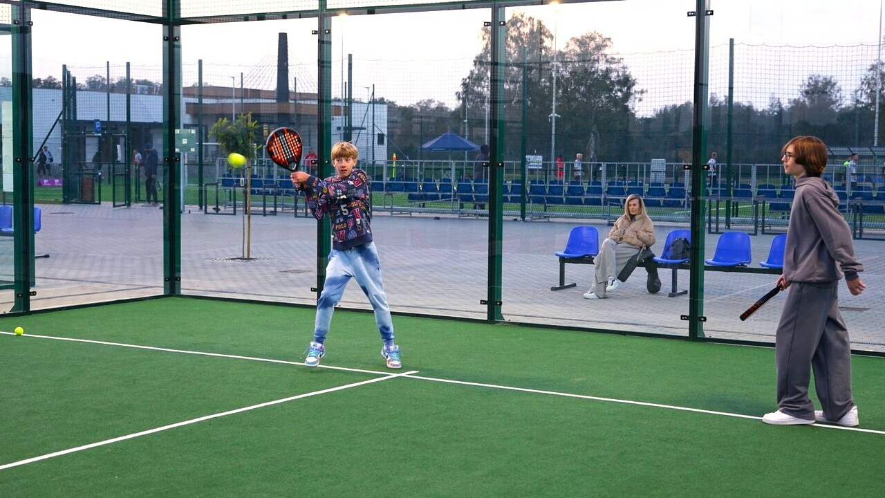 Padel Białystok w Ośrodku Sportowym Zawady BOSiR [fot. Miejskoaktywni}