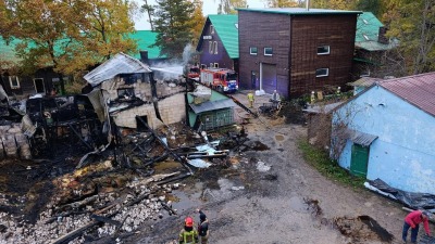 Spłonął budynek w Korycinach – ważny apel właściciela