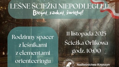 Rodzinny spacer z&nbsp;leśnikami w&nbsp;Święto Niepodległości