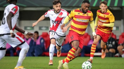 Wynik gorszy od gry. Jagiellonia - Rayo Vallecano 1:2