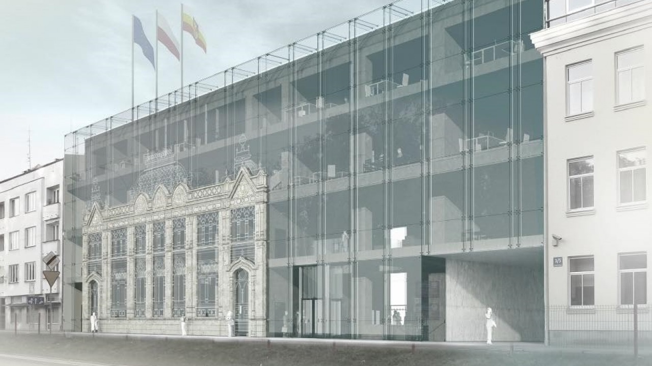 Wizualizacja nowej siedziby Domu Kultury "Śródmieście" [fot. Rafał Rudnicki/FB] 