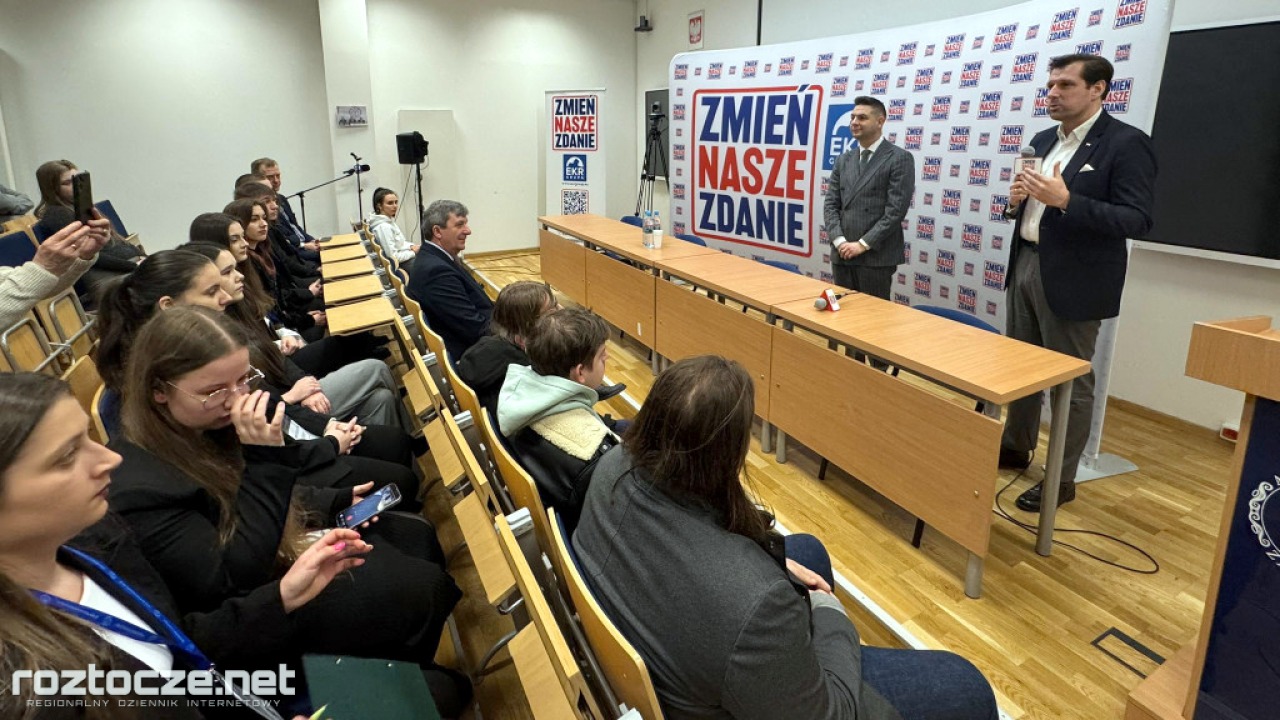 Spotkanie w Zamościu na Akademii Zamojskiej [fot. roztocze.net]